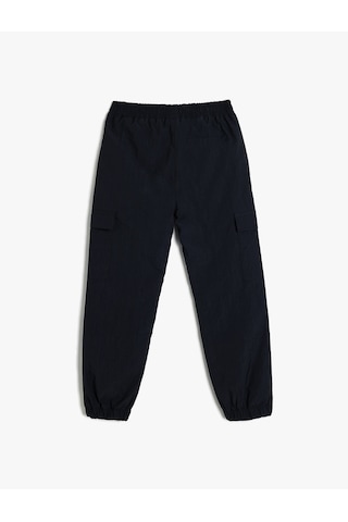 Koton Beli Lastikli Cep Detaylı Jogger Pantolon Lacivert 5wkb40085tw Lacivert