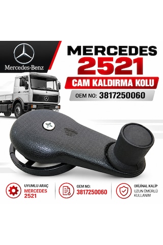 Mercedes 2521 Cam Kaldırma Kolu 3817250060 Mercedes 2521 Cam Kaldırma Kolu 3817250060