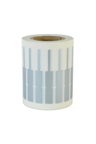 Aysan Etiket Boş Yapışkanlı Kuyumcu Yüzük Gümüş Renk Barkod Etiketi 72mm X 10mm 1
