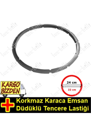 Korkmaz Karaca Emsan Düdüklü Tencere Lastiği Silikon 24 CM