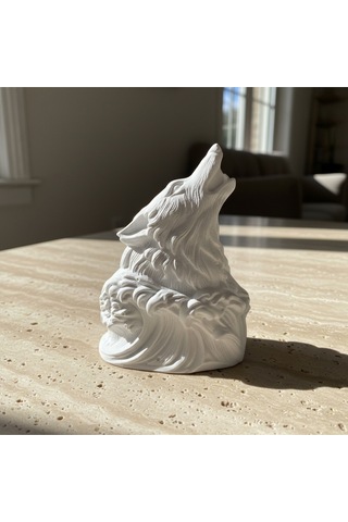 11cm Uluyan Bozkurt Biblo - Hediyelik - Dekor - Figür 11cm Uluyan Bozkurt Biblo - Hediyelik - Dekor - Figür