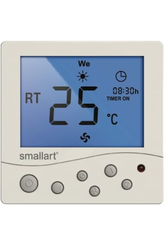 Smallart SM2008FFS-L Sıva Üzeri 2/4 Borulu Fan Coil Termostatı