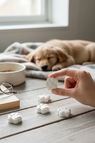 Wick24 Lapatki 6 Adet Esansiyel Yağlar İçin Alçıdan Aromaterapi Taşı 302969398