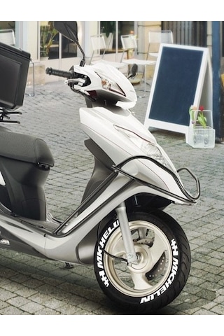 Michelin Lastik Yazısı Scooter Lastik Stikeri Motorsiklet 8 Adet