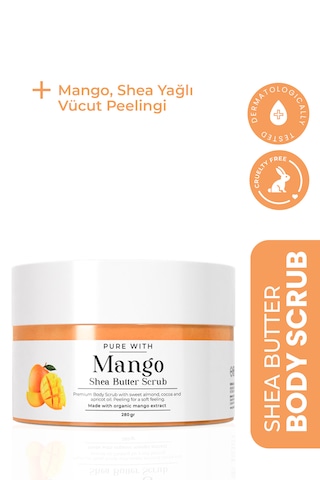 Mango Ve Shea Özlü Vücut Peelingi 280 Gr Besleyici, Arındırıcı Ve Nemlendirici Scrub