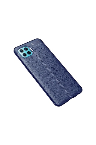 Cosmotex Newface Oppo Reno 4 Lite Kılıf Auto Focus Kapak - Lacivert