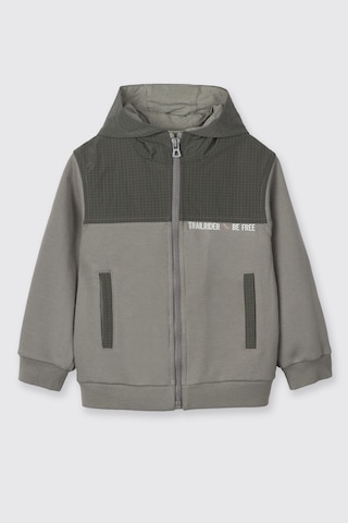 Panço Erkek Çocuk Fermuarlı Sweatshirt Antrasit