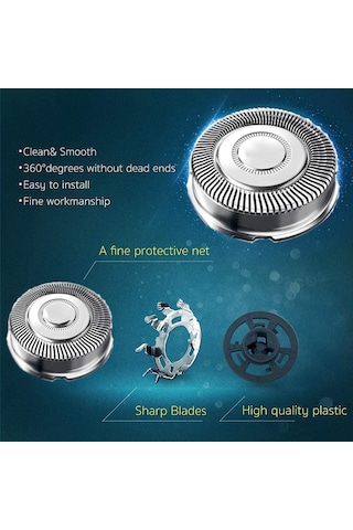 Sh71 Yedek Başlıklar Philips Norelco Tıraş Makinesi Serisi 7000 Ve 5000 Üçlü Tıraş Makinesi İle Uyumlu Dayanıklı Keskin Bıçak, Comfortcut Yedek Bıçaklar, Philips Norelco S7782 S7788 İçin Tıraş Bıçağı