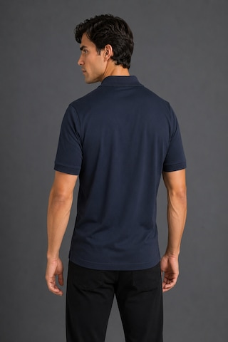 Bisse Lacivert Jakarli Kaleci Yaka Tshirt Ts26y26104 D39