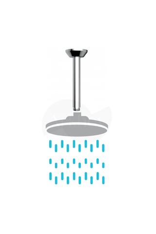 Nsk Tepe Duş Başlığı İçin Tavandan 17cm İniş Borusu - N289228202 Krom
