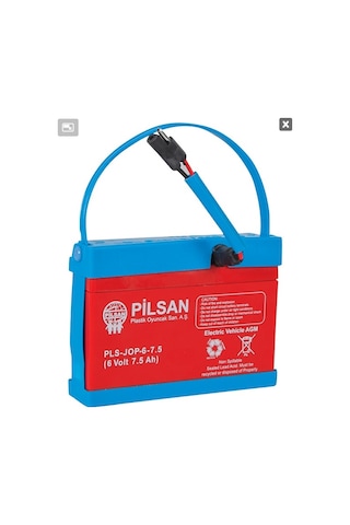 6 Volt 7 Ah Kısa Kablo Akü Seti