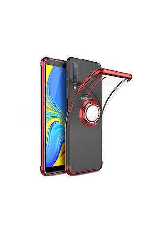 Samsung Uyumlu Galaxy A9 2018 Stantli Köseleri Renkli Seffaf Kilif 318089103 - Renk-Kampanya / Siyah-Nano Ekran Koruyucu(+25 Tl)