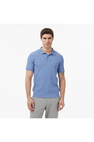 Nautica Slim Fit Polo Yaka Erkek T-shirt K65302t Mavi