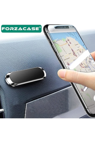 Forzacase Güçlendirilmiş Mıknatıslı Yapışkanlı Ev Ofis Masa Mutfak Araç İçi Telefon Tutucu - Fc1221 Metal Plate