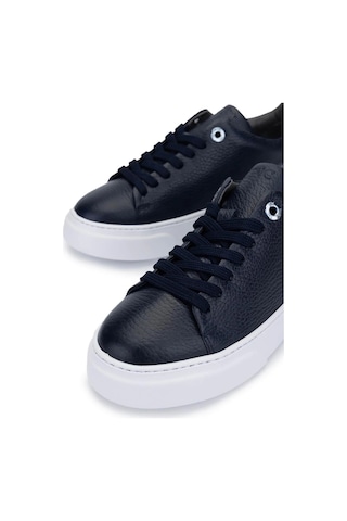 Tamer Tanca Kadın Hakiki Deri Lacivert Sneakers & Spor Ayakkabı 1145 Z-2501 Bn Ayk Y26 Lacı Fltr