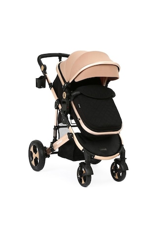 Yoyko Ultimate Travel Sistem Bebek Arabası 3 in 1 Coffee Rose