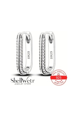 Elite Küpe Sevgililer Günü , Annenize Verilecek En Güzel 925 Ayar Gerçek Gümüş Hediye Çok Renkli