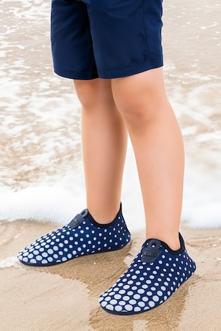 Kiko Kids Point Havuz Plaj Erkek Çocuk Deniz Ayakkabısı 7514 Lacivert - Beyaz Lacivert - Beyaz