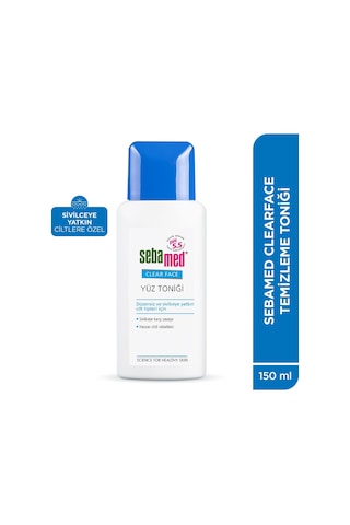 Sebamed Clear Face Akne Eğili MLi Cilt - Gözenek Sıkılaştırıcı Siyah Nokta Karşıtı Temizleyici Tonik 150 ML