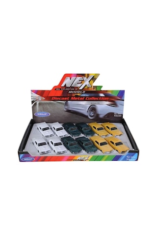 NET Welly 1:32 Metal Çekbırak Pontıac 65 Gto