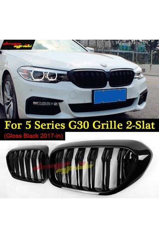 Bmw 5 Serisi G30 F90 Piano Black Ön Panjur M5 Izgara Böbrek
