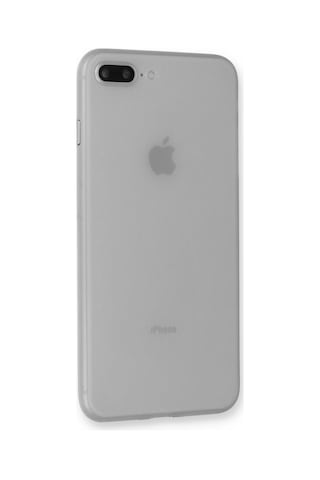 Apple iPhone Uyumlu 7 Plus Kılıf Pp Ultra İnce Kapak - Beyaz