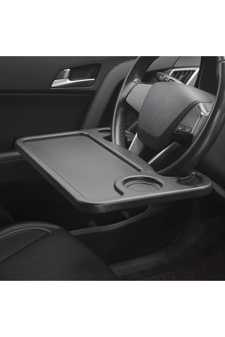 Ally Portatif Araç Direksiyon Içecek Tutucu Bilgisayar Masası Siyah (119550896)