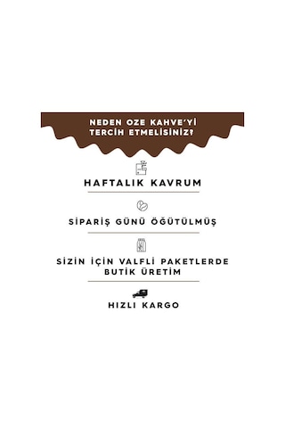 Oze Çikolata Frambuaz Aromalı Filtre Kahve 2 x 250 G Makine Kağıt Filtre Metal Filtre