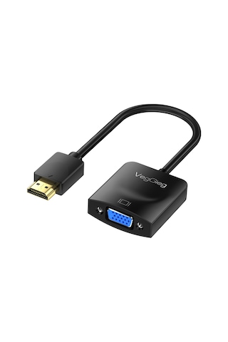 Veggieg Hdmı To Vga Full Hd 1080p 60hz Çevirici Dönüştürücü Adaptör