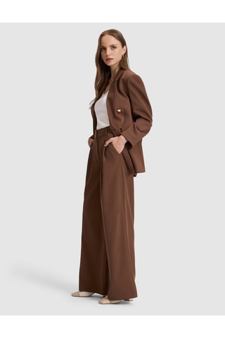 Pierre Cardin Kadın Kahverengi Pantolon 50320351-vr029