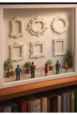 Housetrend Mini Çerçeveler 6 Lı Ev Dekorasyonu Museum Of Us Sevgililer Günü Mini Müze Dekoru Beyaz Sku: Smgstkae3b8bb39d