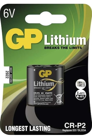 Gp Cr-P2 Liyum 6V Pil