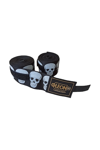 Leon Big Skulls Kuru Kafa 5 Metre Boks Bandajı
