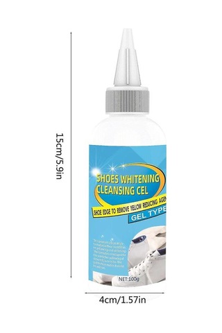 Küçük Beyaz Ayakkabı Eseri Beyaz Ayakkabı Temizleyici Beyazlatıcı Madde Dekontaminasyon Parlatıcı Sarı Kenar Ayakkabı Cilası