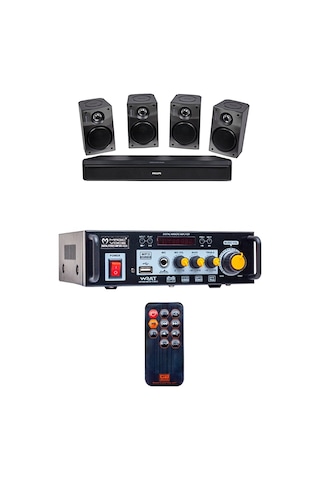 Magıcvoıce Anfi Philips Cs-3950 D 5' Li Takım Hoparlör Set.