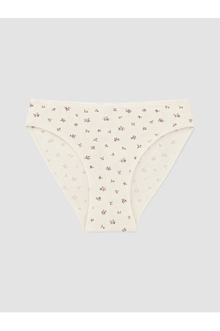 Lcw Dream Ekru Çiçekli Bikini Külot 5'li
