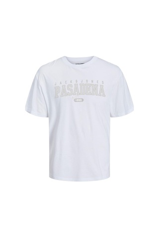 Jack & jones Jjcory Tee Ss Crew Neck 12247773 Beyaz 001