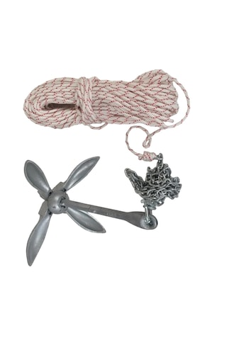 Tekne Çapa Seti. 6 Kg. Tekne Ve Bot Çapası. Kombine Hazır Set