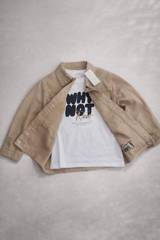 Uğur Bebe Mackays %100 Pamuk Bej Kanvas Ceket & Siyah Yandan Cepli Pantolon Sweatshirt Erkek Çocuk Takım Bej Siyah Bej Siyah