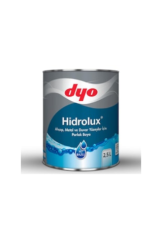 Dyo Hıdrolux Su Bazlı Parlak Boya Beyaz 0,75 Lt Dyo Hıdrolux Su Bazlı Parlak Boya Beyaz 0,75 Lt