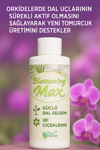 Blossomingmax - Orkideler İçin Dal Ve Çiçek Destekleyici Premium Besin 100 Ml 1000