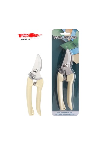 Hangfox Bahçe Bakımı İçin Paslanmaz Çelik Çanak Yapraklı Budama Makası - Yumuşak Pp Kollü, Hafif 90g , Çelik Bıçaklı, Çanak Açma Ve Dal Kesme Uygun