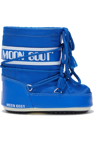 Moon Boot Moon Boot 80d1400430-f002 Moon Boot Icon Mini Nylon Unisex Çocuk Mavi Kar Botu 520 Mavi