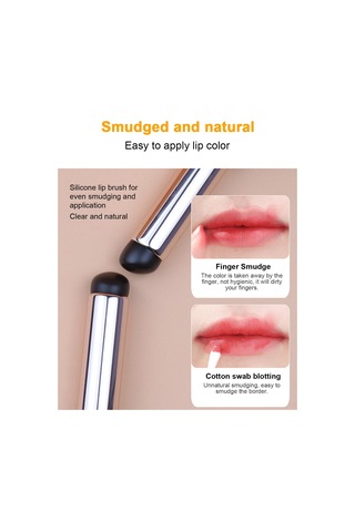 Shineyee Yumuşak Silikon Ruj Fırçası - Hassas Uygulama Ve Karıştırma İçin Taşınabilir Makyaj Aracı