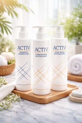 Actıv Body Care 3 Lü Bakım Seti Şampuan + Saç Kremi + Duş Jeli 360 Ml