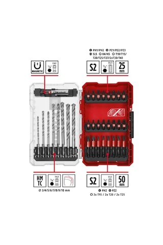Einhell Beton Matkap Uç Seti 33 Parça M-box Kutu - 49108753