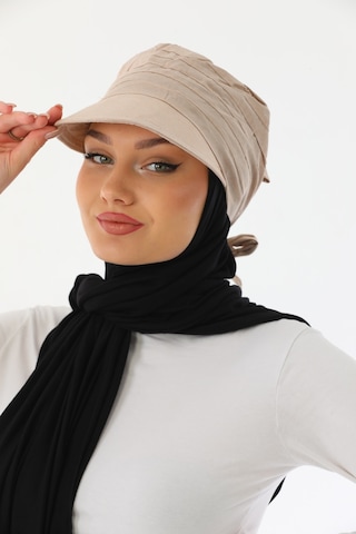 Elif İç Giyim Safari Bağlamalı Taş Siperli Bandana Vizör Taş