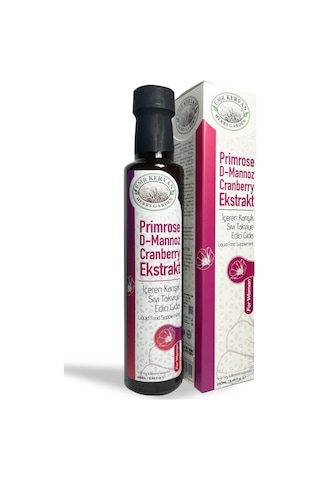 Emr Kervan Primrose D-Mannoz Cranberry Ekstrakt Takviye Edici Gıda 250 ML