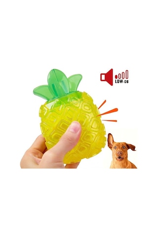 Nunbell Aromalı Ve Sesli Ananas Köpek Oyuncağı