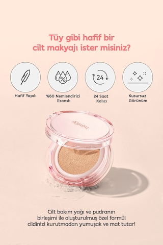 24 Saat Kalıcı Esans İçeren Nemlendirici Cushion A'pıeu Waterlock Cushion 21n Spf50+/pa++++ 21 43088978